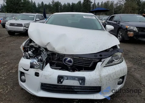 2013 Lexus Ct 200 z USA, uszkodzony, nr VIN JTHKD5BH2D2151671